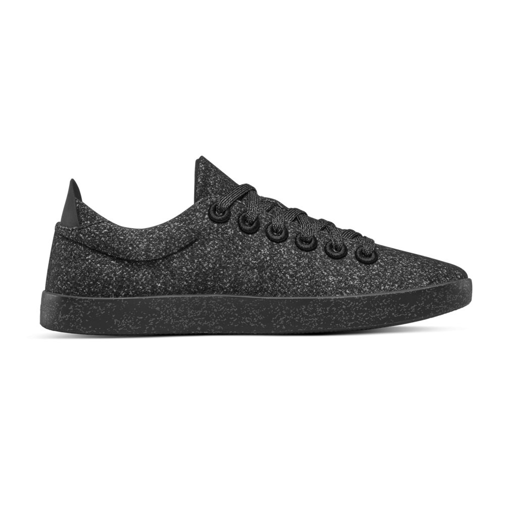 Allbirds Men\'s Wool Pipers - Sneakers Black - ARQ967803